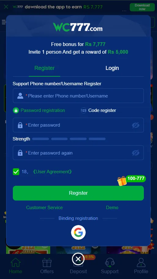 WC 777 Game Download The Best Online Earning Game (For Free)