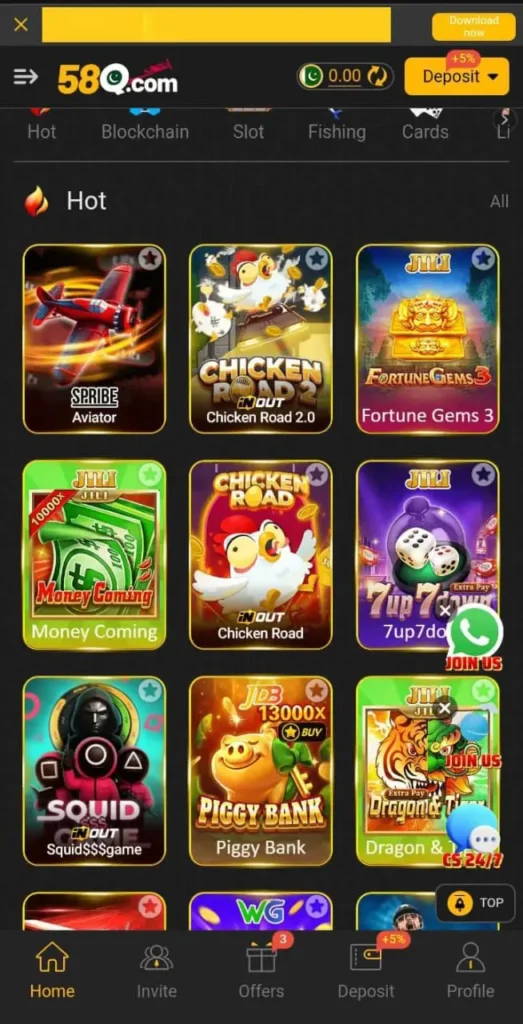 58Q Game Download(The Best Earning platform)For Free 2026