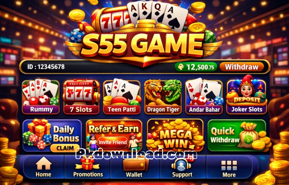 S55 Game Download Play & Earn Real Money For Free (2026)