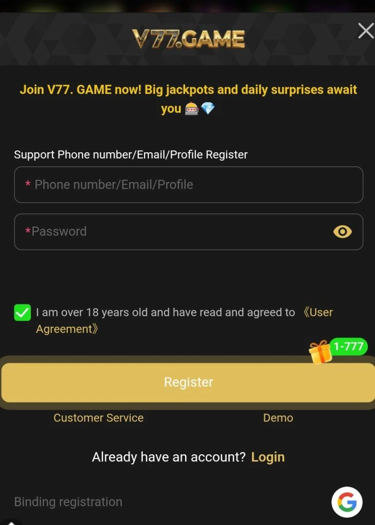 V77 Game Download The New Earning Game 2026(For Free)