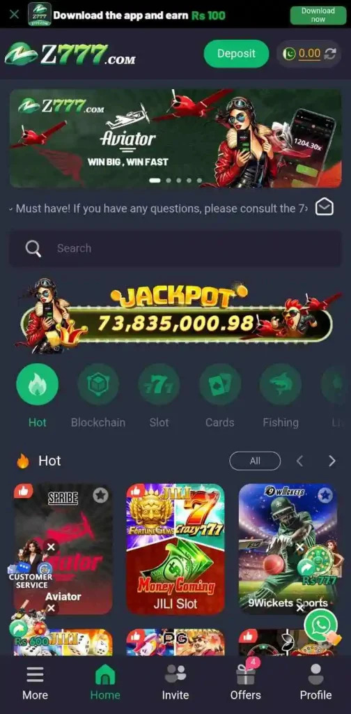 ZS777 Game Download (The Earning Real Money)For Free